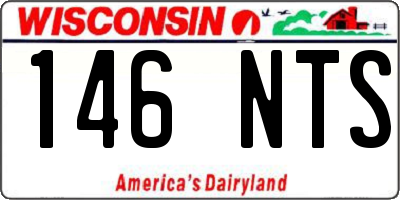 WI license plate 146NTS
