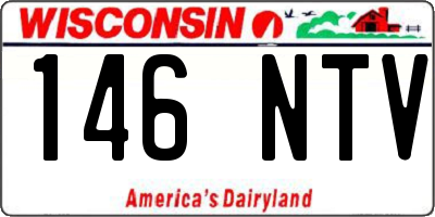 WI license plate 146NTV