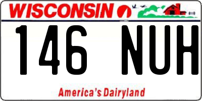WI license plate 146NUH
