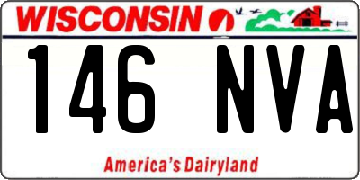 WI license plate 146NVA