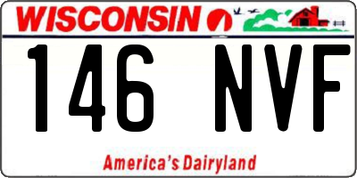 WI license plate 146NVF