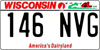 WI license plate 146NVG