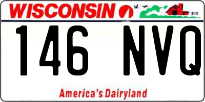 WI license plate 146NVQ