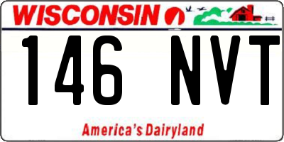 WI license plate 146NVT
