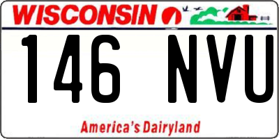 WI license plate 146NVU