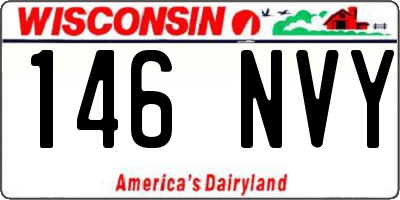 WI license plate 146NVY