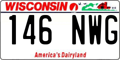 WI license plate 146NWG