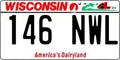 WI license plate 146NWL