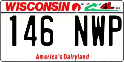 WI license plate 146NWP