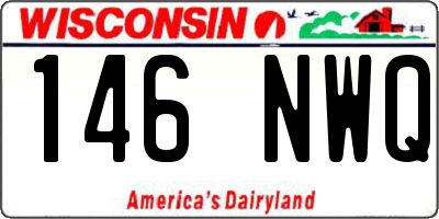WI license plate 146NWQ