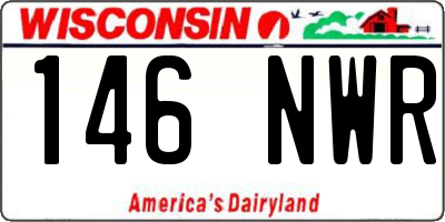 WI license plate 146NWR