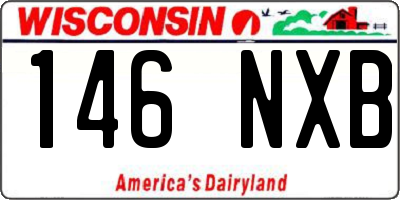 WI license plate 146NXB