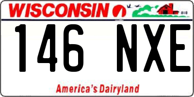 WI license plate 146NXE