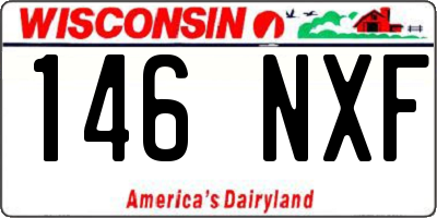 WI license plate 146NXF