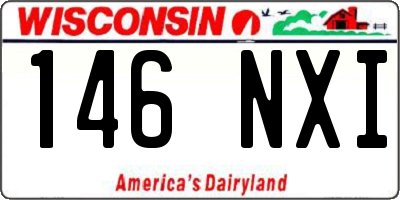 WI license plate 146NXI