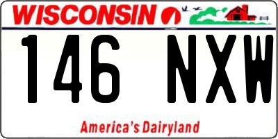 WI license plate 146NXW