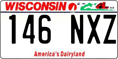 WI license plate 146NXZ