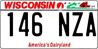 WI license plate 146NZA