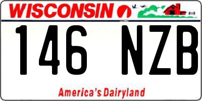 WI license plate 146NZB