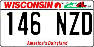 WI license plate 146NZD