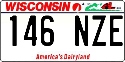 WI license plate 146NZE