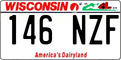 WI license plate 146NZF