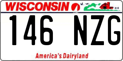 WI license plate 146NZG