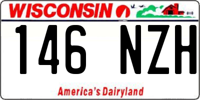 WI license plate 146NZH