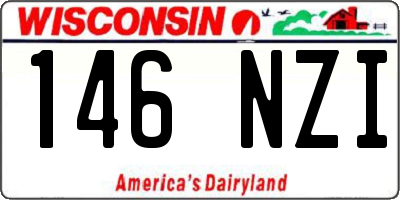 WI license plate 146NZI