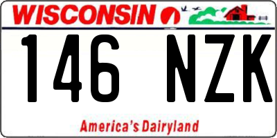 WI license plate 146NZK