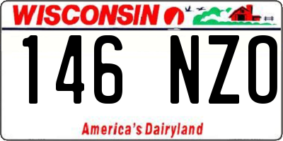 WI license plate 146NZO