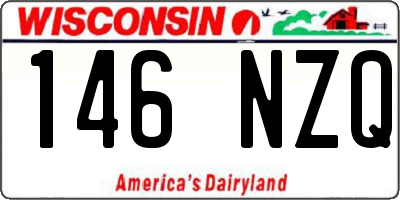 WI license plate 146NZQ