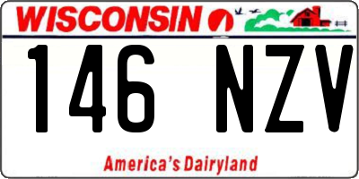 WI license plate 146NZV