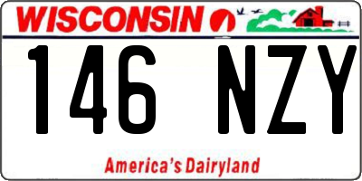WI license plate 146NZY