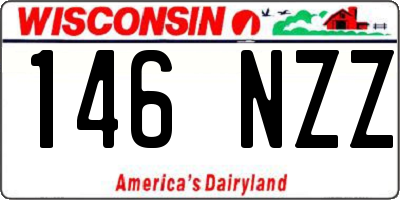 WI license plate 146NZZ