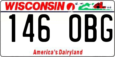 WI license plate 146OBG