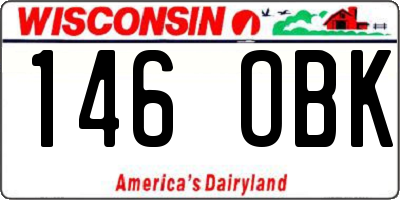 WI license plate 146OBK