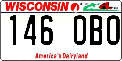 WI license plate 146OBO