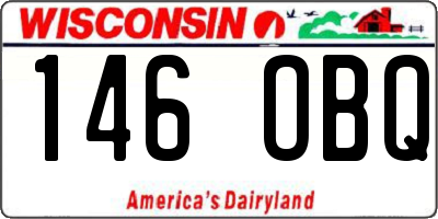 WI license plate 146OBQ