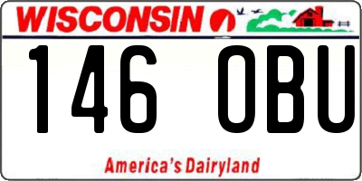 WI license plate 146OBU