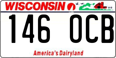WI license plate 146OCB