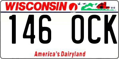 WI license plate 146OCK