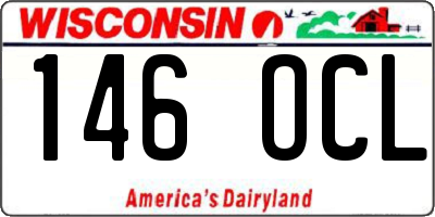 WI license plate 146OCL