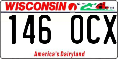 WI license plate 146OCX