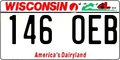 WI license plate 146OEB