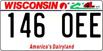 WI license plate 146OEE