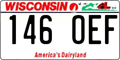 WI license plate 146OEF