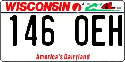WI license plate 146OEH