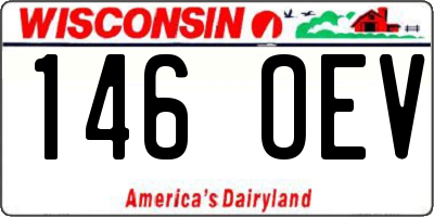 WI license plate 146OEV