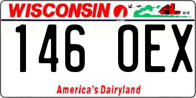 WI license plate 146OEX